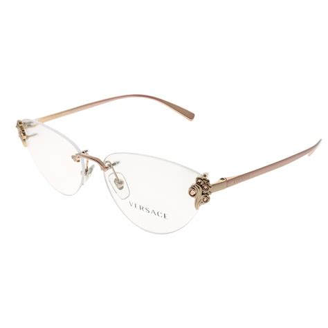 versace rimless eyeglasses for women.